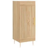 vidaXL Dressoir 34,5x34x90 cm bewerkt hout sonoma eiken - thumbnail