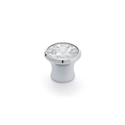 Deurknop Rei 943 Cirkelvormig Verchroomd Kristal Aluminium 4 Stuks (Ø 27 x 23 mm)