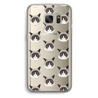 It's a Purrr Case: Samsung Galaxy S7 Transparant Hoesje
