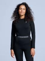 Poederbaas Thermoshirt Dames Zwart-M Poederbaas Thermoshirt Dames Zwart-M