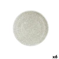 Dessertbord Bidasoa Element Hydrozero Beige Keramisch Ø 21 cm (6 Stuks)