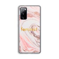 Feminist: Samsung Galaxy S20 FE / S20 FE 5G Transparant Hoesje