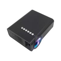 YG520 800x480 1800LM Mini LED-projector thuisbioscoop ondersteuning HDMI & AV & SD & USB & VGA mobiele telefoon versie (zwart)