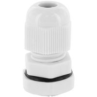 KVM1M Wartel Verschroefbaar, Met contramoer M12 M12 Polyamide Grijs 1 stuk(s) - thumbnail