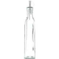 1x Glazen azijn/olie flessen met schenktuit 270 ml - thumbnail