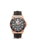 Philipp Plein montre $kull 43 mm à quartz - Marron