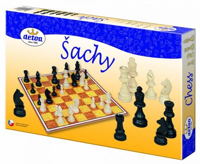 Detoa schaakspel 37,5 x 22,5 cm hout 33-delig