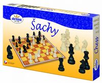 Detoa schaakspel 37,5 x 22,5 cm hout 33-delig - thumbnail