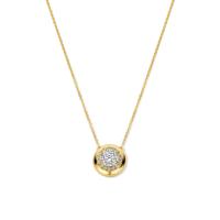 14k Geelgouden Collier met Lab Grown Diamant - Totaal Diamantgewicht 0.49ct