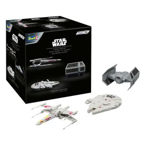 Star Wars Advent Calendar Millennium Falcon, X-Wing Fighter, Darth Vader's Tie Fighter Model Kits