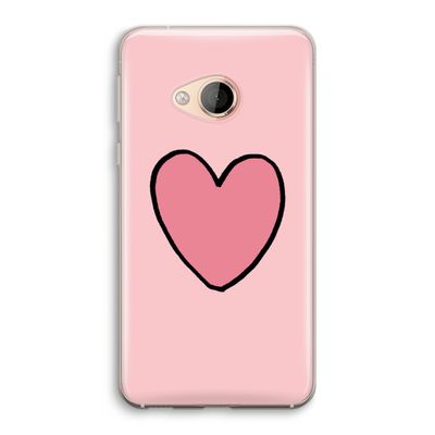 Hartje: HTC U Play Transparant Hoesje