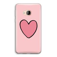 Hartje: HTC U Play Transparant Hoesje