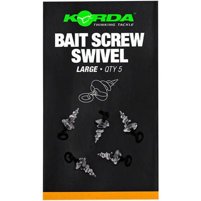 Korda Korda Micro Ring Swivel Bait Screw Large (5pcs)