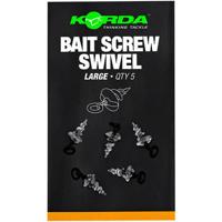 Korda Korda Micro Ring Swivel Bait Screw Large (5pcs)