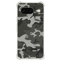 Google Pixel 8 Doorzichtige Silicone Hoesje Army Light