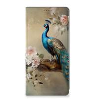 Smartphone hoesje voor Samsung Galaxy S23 FE Vintage Pauwen