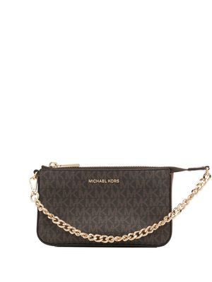Michael Kors sac porté épaule Jet Set - Marron