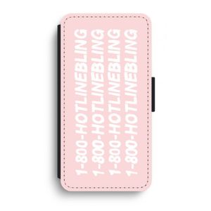 Hotline bling pink: iPhone XR Flip Hoesje