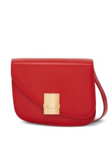 Ferragamo petit sac à bandoulière à design asymétrique en cuir - Rouge