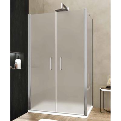Zijwand Lacus Giglio Evo Matt 80x200 cm Kristalglas Chroom Lacus