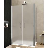 Zijwand Lacus Giglio Evo Matt 80x200 cm Kristalglas Chroom Lacus