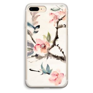 Japanse bloemen: iPhone 7 Plus Transparant Hoesje