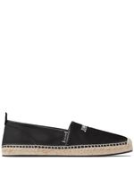 Jimmy Choo espadrilles Egon à logo imprimé - Noir - thumbnail