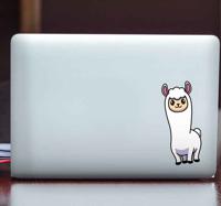 Stickers voor laptop Alpaca zelfklevende sticker - thumbnail