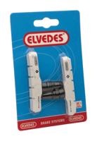 Remblokset Elvedes V-brake 72 mm - wit (op kaart)