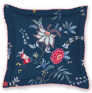 PiP Studio Sierkussen Flower Festival Dark Blue 45x45 cm