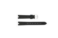 Timex horlogeband P2P544 Leder Zwart 16mm + zwart stiksel - thumbnail