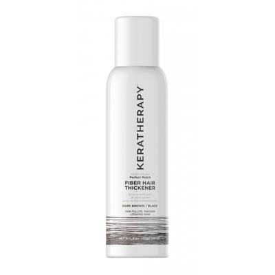 Keratherapy Fiber Hair Thickener Spray Dark Brown/Black 140ml Keratherapy Fiber Hair Thickener Spray Dark Brown/Black 140ml
