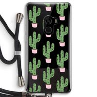 Cactus Lover: Xiaomi Mi Mix 2 Transparant Hoesje met koord