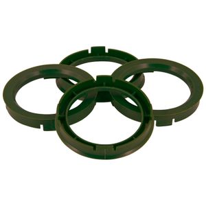 TPI Centreerringen 73.0->65.1mm Olijfgroen 4 stuks TP730651