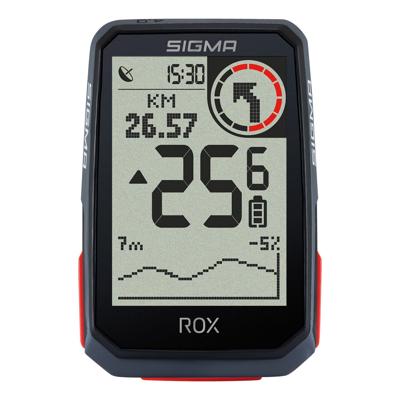 Sigma rox 4.0 gps zw/zw hr stuurhouder + ant + /ble borstriem