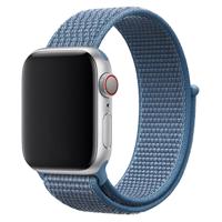 Apple Watch 11 Bandje Osvo - Geweven - Nylon - Cape Cod Blauw -