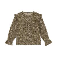 Daily7 winter t-shirt meisjes - zand -longsleeve/ animal Daily7 winter t-shirt meisjes - zand -longsleeve/ animal