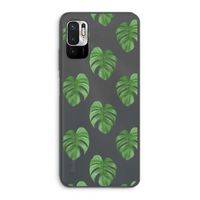 Monstera leaves: Xiaomi Redmi Note 10 5G Transparant Hoesje
