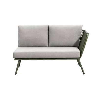 Loungebank Almeria rechts - olijfgroen