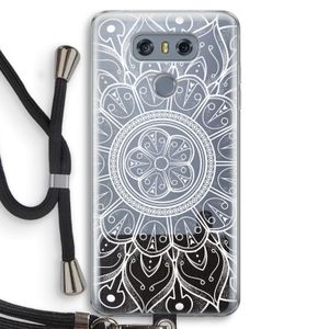 Roses Are Red: LG G6 Transparant Hoesje met koord