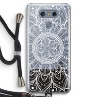 Roses Are Red: LG G6 Transparant Hoesje met koord