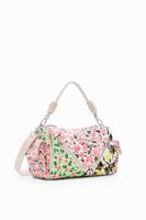 Canvas tas bloemen M - WHITE - U