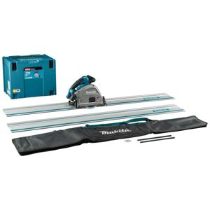 Makita SP001GZ06 Accu Invalcirkelzaag AWS XGT 40V Max + Geleiderail (2st.), Koppelstrip en Tas Basic Body in Mbox