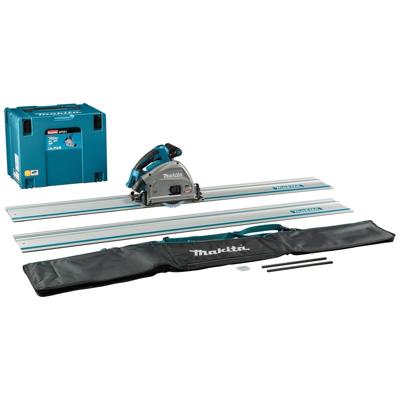 Makita SP001GZ06 Accu Invalcirkelzaag AWS XGT 40V Max + Geleiderail (2st.), Koppelstrip en Tas Basic Body in Mbox