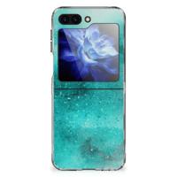 Smartphone hoesje Samsung Galaxy Z Flip 6 Painting Blue