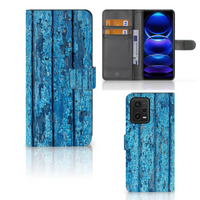 Xiaomi Redmi Note 12 5G | Poco X5 Book Style Case Wood Blue