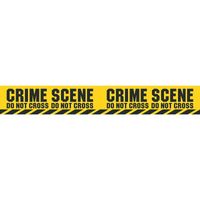 5x Politie thema plastic afzetlinten Crime Scene 600 cm   -