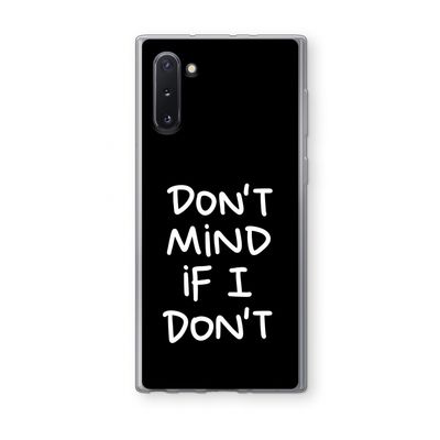 Don't Mind: Samsung Galaxy Note 10 Transparant Hoesje