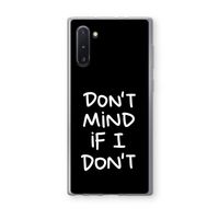 Don't Mind: Samsung Galaxy Note 10 Transparant Hoesje