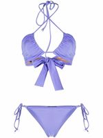 Noire Swimwear bikini à bonnets triangles - Violet - thumbnail